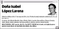 LOPEZ LARENA,ISABEL