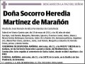 HEREDIA MARTINEZ DE MARAÑON,SOCORRO
