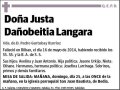 DAÑOBEITIA LANGARA,JUSTA