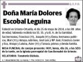 ESCOBAL LEGUINA,MARIA DOLORES