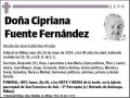 FUENTE FERNANDEZ,CIPRIANA