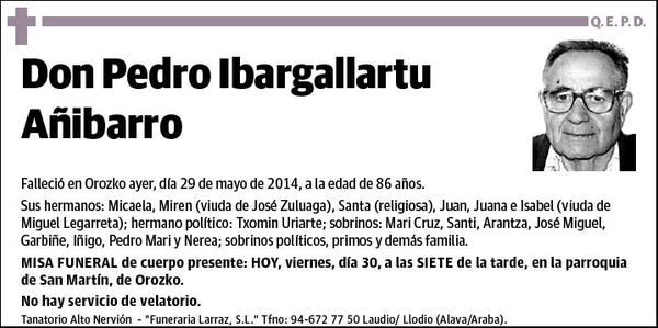 IBARGALLARTU AÑIBARRO,PEDRO
