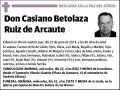 BETOLAZA RUIZ DE ARCAUTE,CASIANO