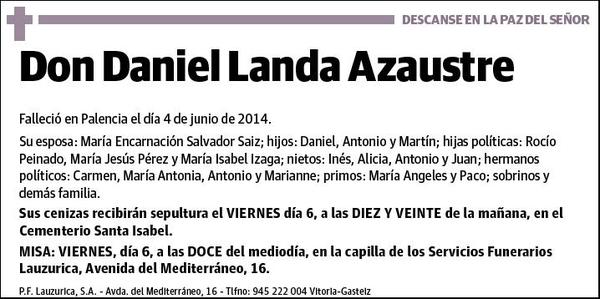 LANDA AZAUSTRE,DANIEL