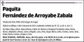 FERNANDEZ DE ARROYABE ZABALA,PAQUITA