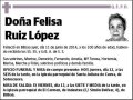 RUIZ LOPEZ,FELISA