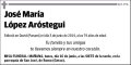 LOPEZ AROSTEGUI,JOSE MARIA