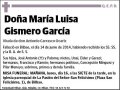 GISMERO GARCIA,MARIA LUISA
