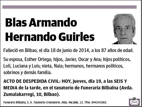 HERNANDO GUIRLES,BLAS ARMANDO
