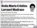 LARRAURI MADRAZO,MARIA CRISTINA