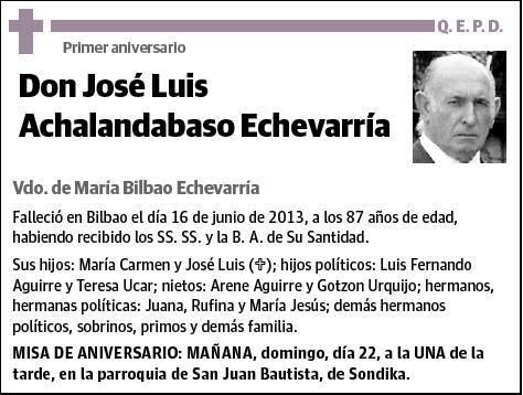 ACHALANDABASO ECHEVARRIA,JOSE LUIS