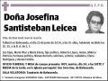 SANTISTEBAN LEICEA,JOSEFINA