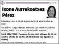 AURREKOETXEA PEREZ,IXONE