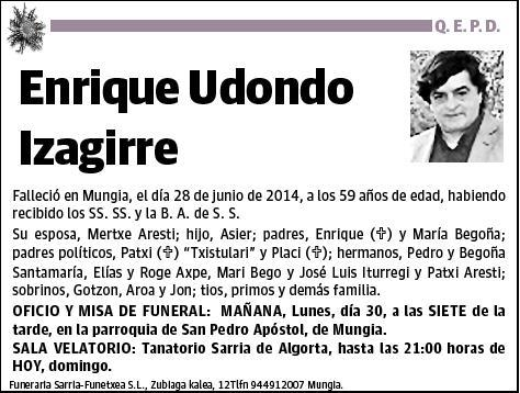 UDONDO AGUIRRE,ENRIQUE