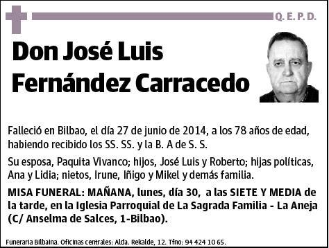 FERNANDEZ CARRACEDO,JOSE LUIS