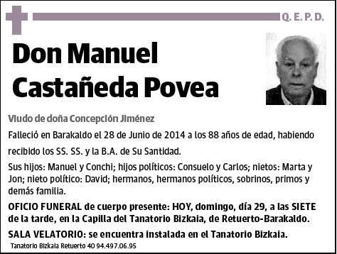 CASTAÑEDA POVEA,MANUEL