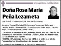 PEÑA LEZAMETA,ROSA MARIA