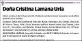 LAMANA URIA,CRISTINA