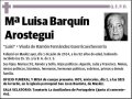 BARQUIN AROSTEGUI,Mª LUISA