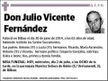 VICENTE FERNANDEZ,JULIO