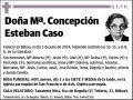 ESTEBAN CASO,Mª CONCEPCION