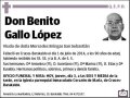GALLO LOPEZ,BENITO