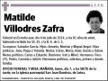 VILLODRES ZAFRA,MATILDE