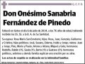 SANABRIA FERNANDEZ DE PINEDO,ONESIMO