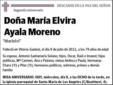 AYALA MORENO,ELVIRA
