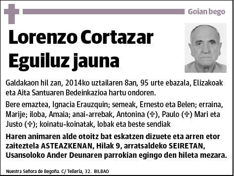 CORTAZAR EGUILUZ,LORENZO