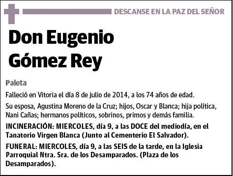 GOMEZ REY,EUGENIO