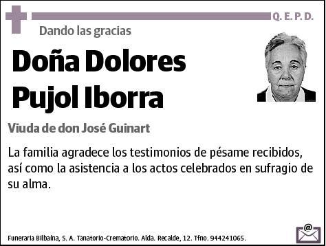 PUJOL IBORRA,DOLORES