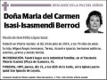ISASI-ISASMENDI BERROCI,MARIA DEL CARMEN