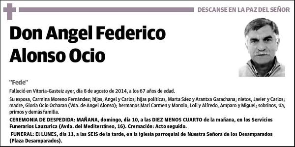 ALONSO OCIO,ANGEL FEDERICO