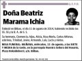 MARAMA ICHIA,BEATRIZ