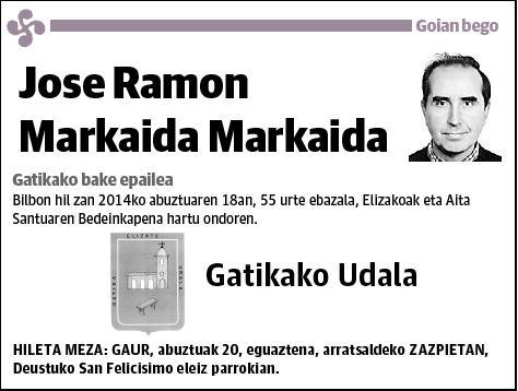 MARKAIDA MARKAIDA,JOSE RAMON