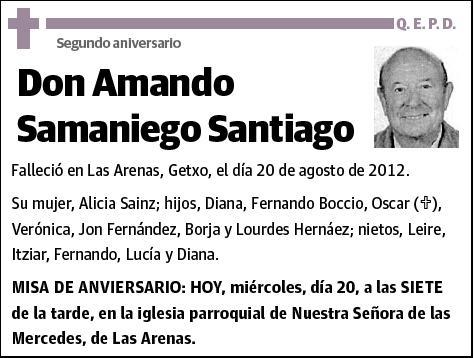 SAMANIEGO SANTIAGO,AMANDO