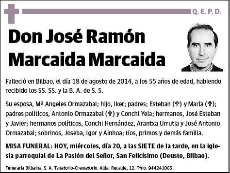 MARCAIDA MARCAIDA,JOSE RAMON