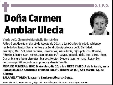 AMBLAR ULECIA,CARMEN