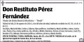 PEREZ FERNANDEZ,RESTITUTO