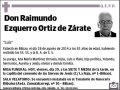 EZQUERRO ORTIZ DE ZARATE,RAIMUNDO