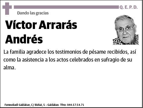 ARRARAS ANDRES,VICTOR