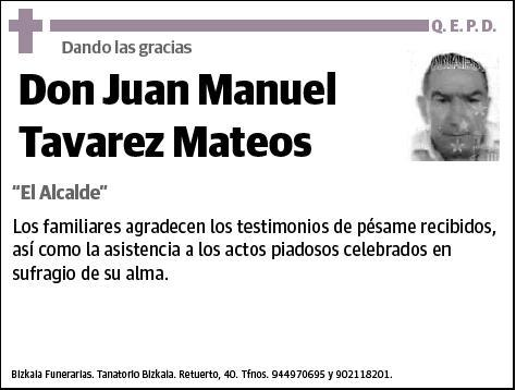 TAVAREZ MATEOS,JUAN MANUEL