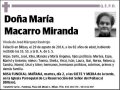 MACARRO MIRANDA,MARIA