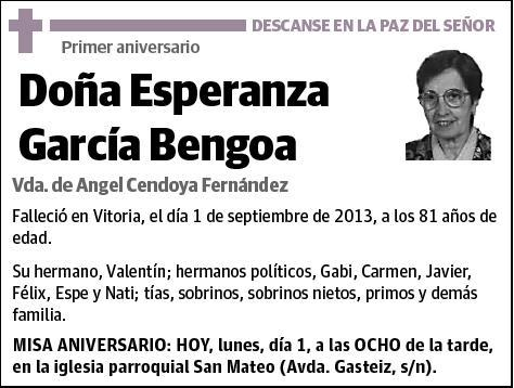 GARCIA BENGOA,ESPERANZA
