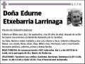 ETXEBARRIA LARRINAGA,EDURNE