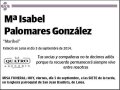 PALOMARES GONZALEZ,MARIA ISABEL