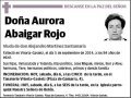 ABAIGAR ROJO,AURORA