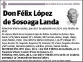 LOPEZ DE SOSOAGA LANDA,FELIX