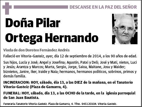 ORTEGA HERNANDO,PILAR